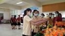 ๑๒ เมษายน ๒๕๖๕ คณาจารย์ เจ้าหน้าที่ และนักศึกษา ร่วมสืบสานประเพณีไทย สรงน้ำพระพุทธรูป และรดน้ำขอพร เนื่องในเทศกาลสงกรานต์ วันขึ้นปีใหม่ไทย